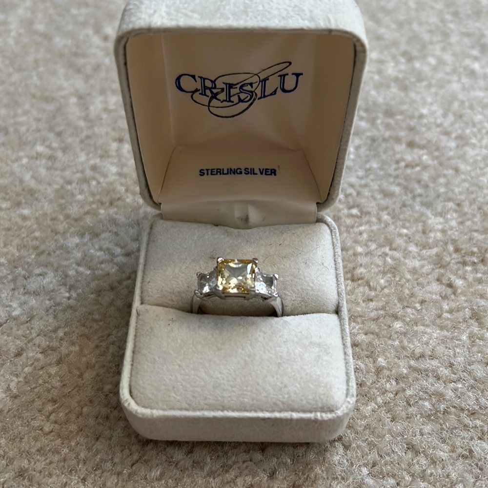 Crislu Sterling silver Ring
